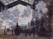 Claude Monet The Gare St Lazare oil painting reproduction